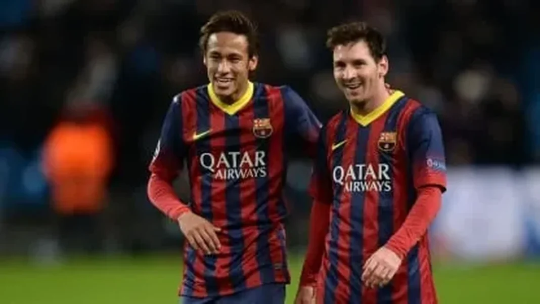 Messi y Neymar durante su etapa en Barcelona