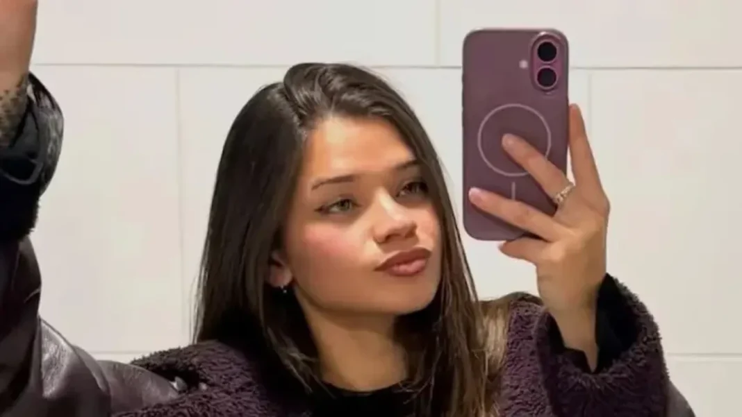 Victoria Luz Cantero en una selfie.